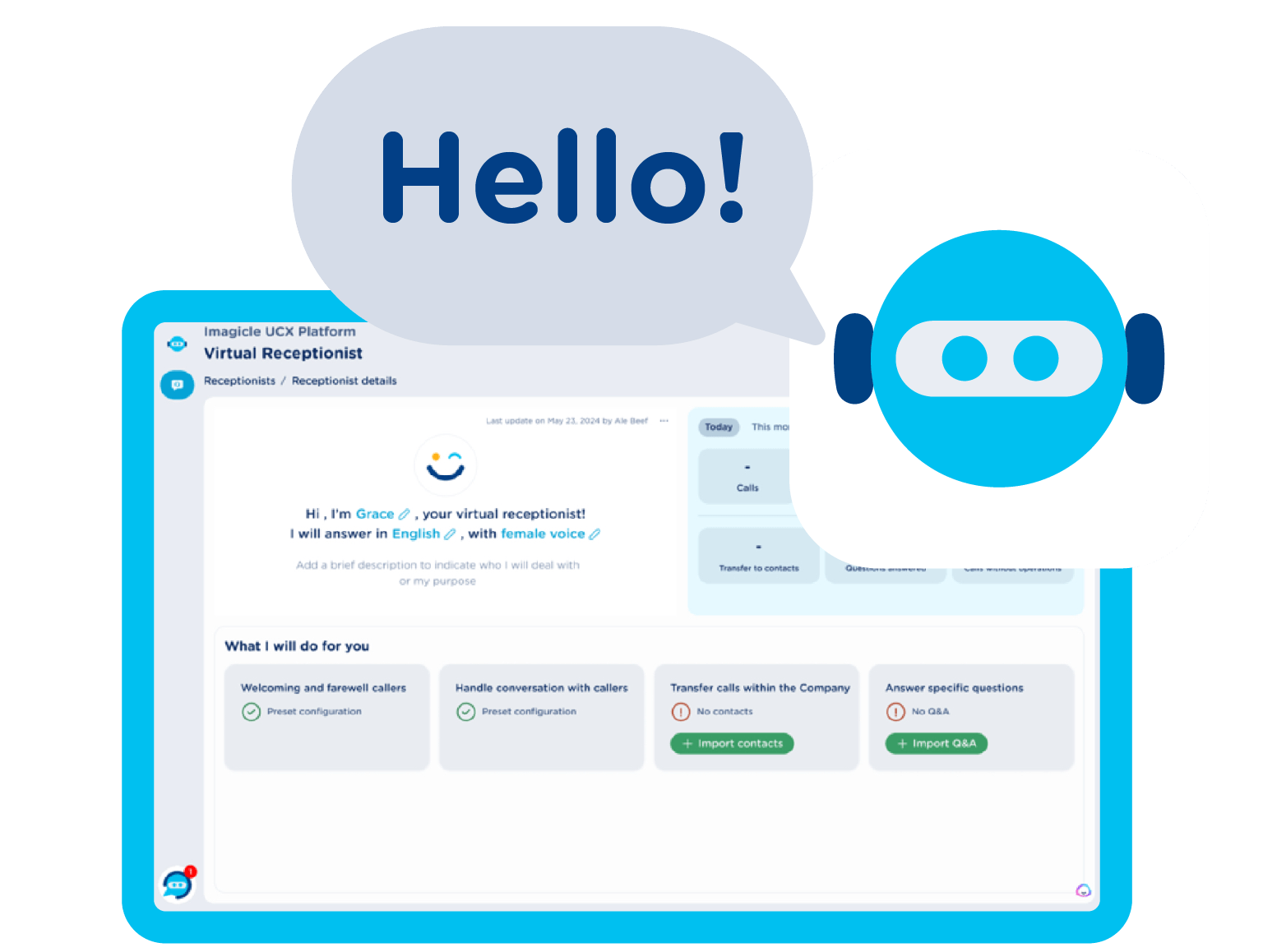 imagicle virtual receptionist